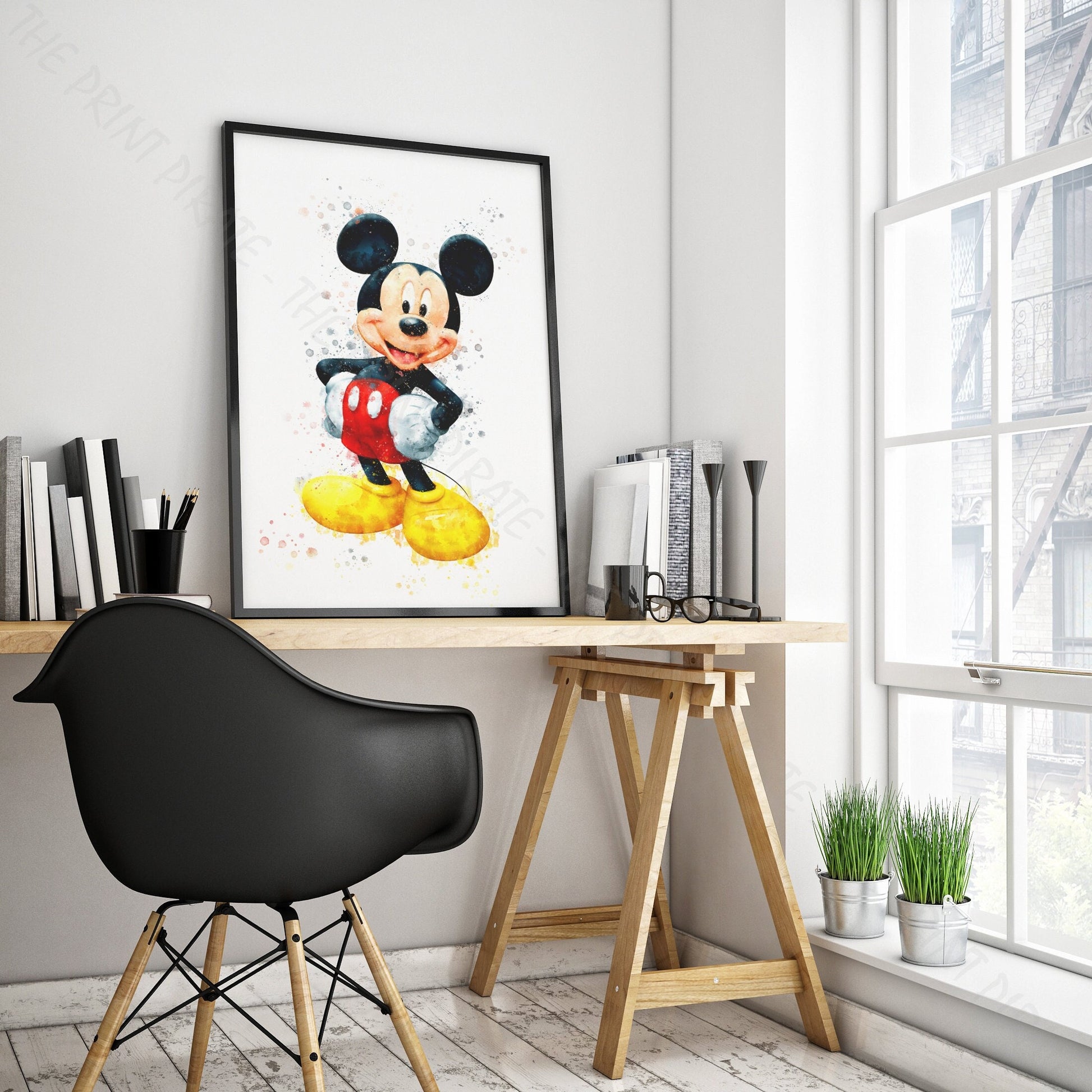 Mickey Mouse Wall Art, Splash of Arts