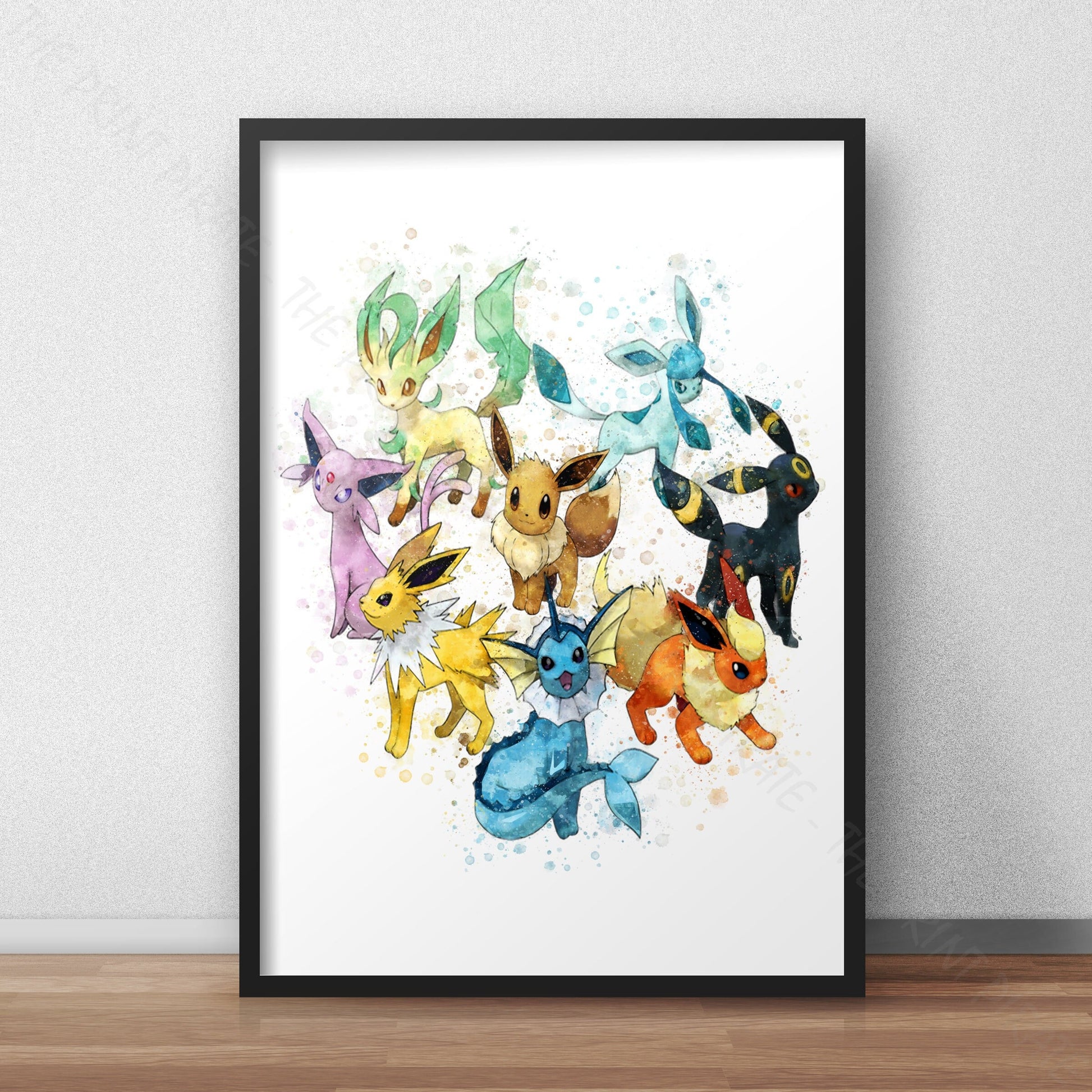 Poster Pokémon - Eevee Evolutions, Wall Art, Gifts & Merchandise