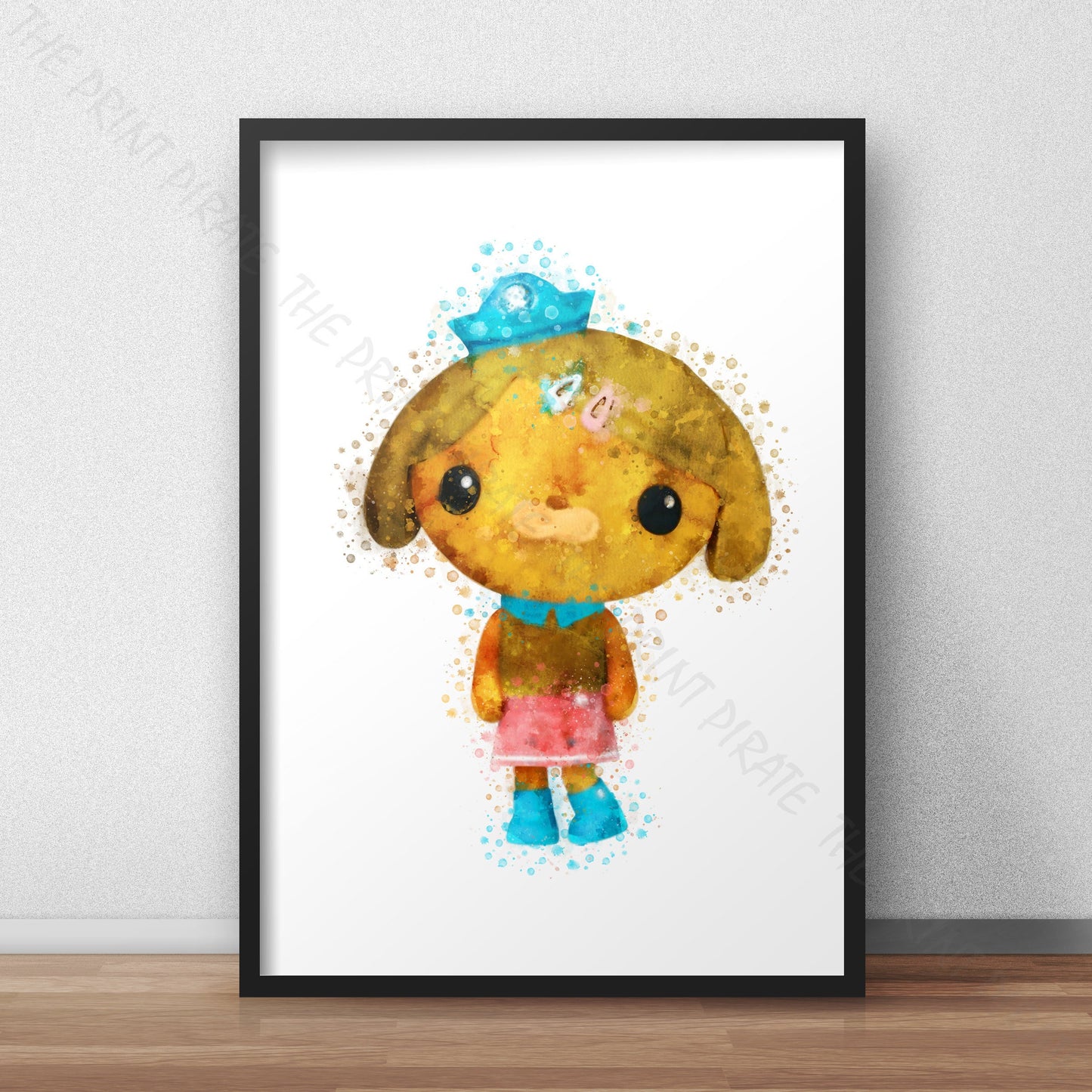 Octonauts 'DASHI' Watercolour Splash Wall Art Print